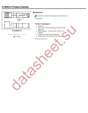 213843-4 datasheet  